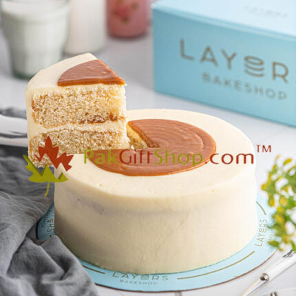 Salted Caramel Cake Layers