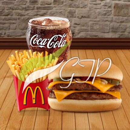 Double Cheese Burger Mcdonald