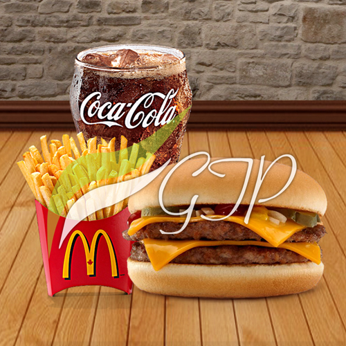 Double Cheese Burger Mcdonald